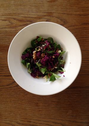 A picture of Blue Cheese, Bacon & Walnut Salad.