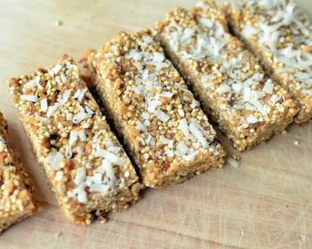 New Recipe Quinoa Coconut Granola Bars Very Delicious