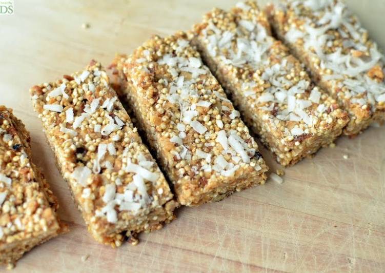 Quinoa Coconut Granola Bars