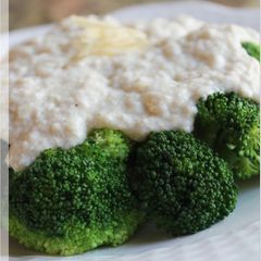 A picture of Broccoli with Silken Tofu Sauce.