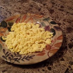 A picture of Perfect scrambled eggs.