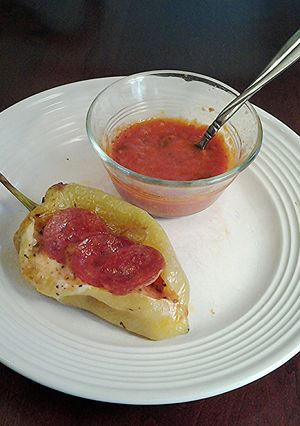 A picture of Roasted Pizza Peppers.