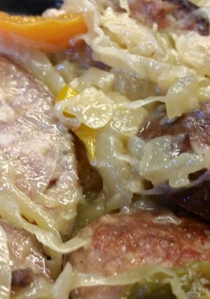 A picture of Polish & Sauerkraut Saute.