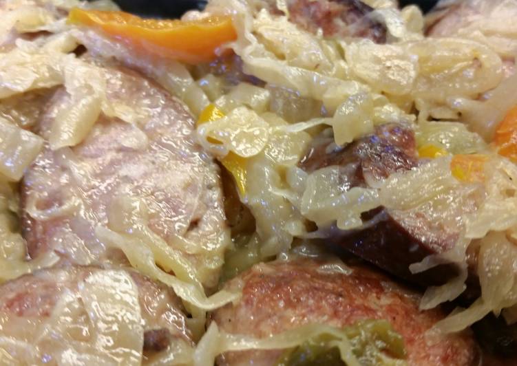 Step-by-Step Guide to Make Homemade Polish &amp; Sauerkraut Saute