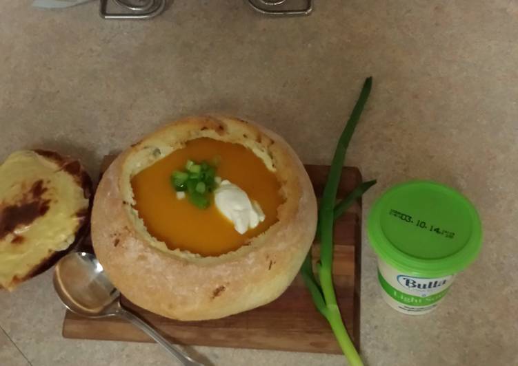 Recipe of Perfect Pumpkin and potato soup
