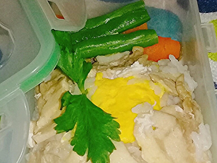 Langkah Mudah untuk Menyiapkan Resep  Steam Chicken Rice Simple yang Enak Banget, Bisa Manjain Lidah