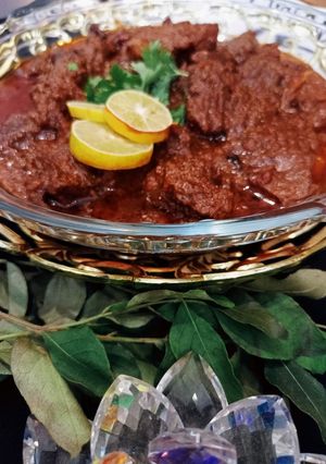 A picture of Beef Qorma.