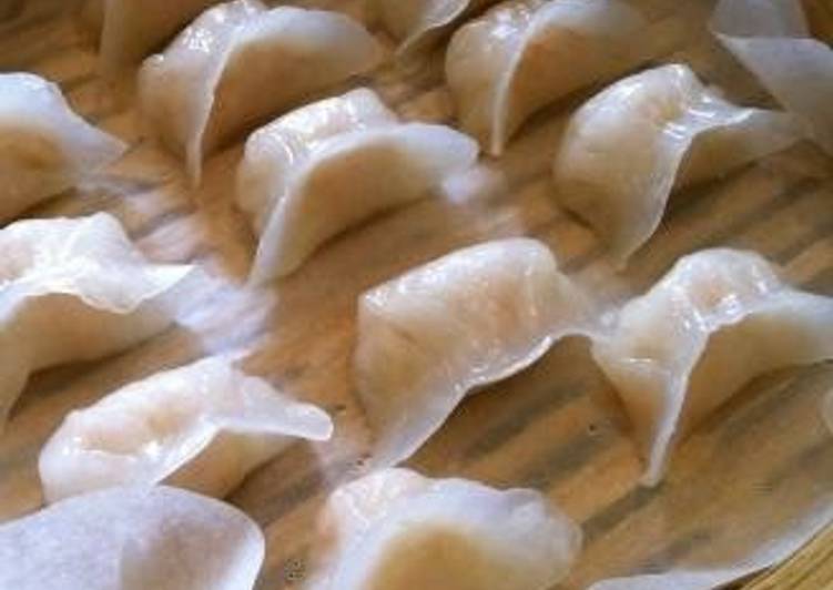 Steps to Prepare Homemade Authentic Shrimp Dumplings