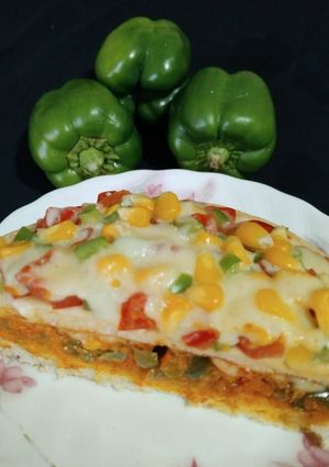 A picture of Pizza sandwich.