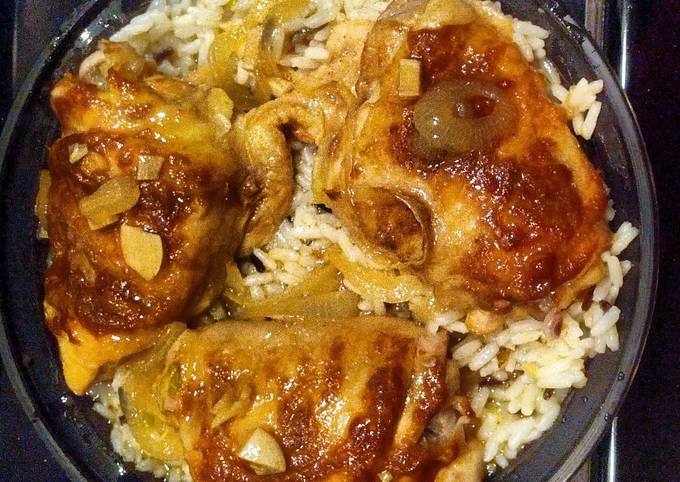 Garlic Ginger Chicken Thighs