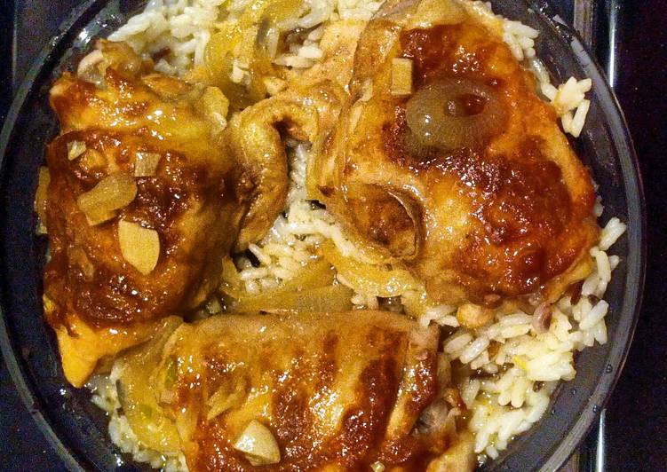 Easiest Way to Prepare Perfect Garlic Ginger Chicken Thighs