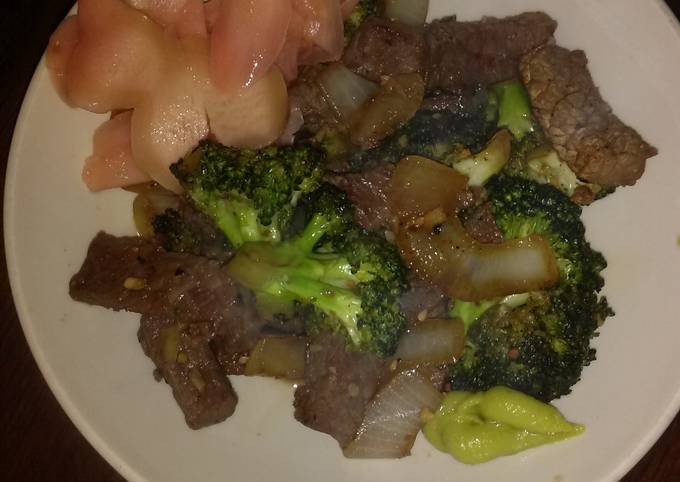Low calorie beef &amp; broccoli