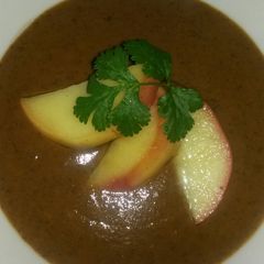 Sig's Refried Beans, Grilled Pepper and Lentil Soup. A picture of Sig's Refried Beans, Grilled Pepper and Lentil Soup..