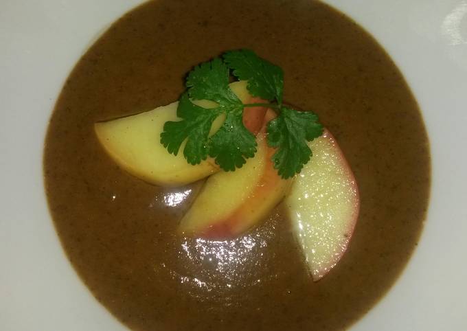 Sig's Refried Beans, Grilled Pepper and Lentil Soup.