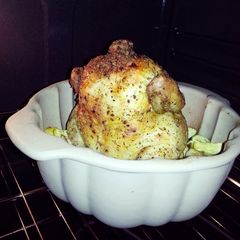 A picture of bundt pan chicken.