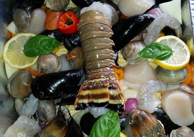 Easiest Way to Prepare Speedy The Lake Como Seafood Bake