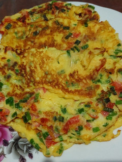 Foto resep Telur dadar tomat
