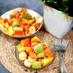Fruits chaat A picture of Fruits chaat.