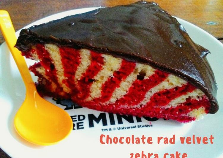 Step-by-Step Guide to Prepare Award-winning Chocolate red velvet zebra cake