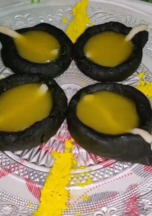 পালংপ্রদীপ/পালংশাকের মিষ্টি রেসিপির প্রধান ছবি
