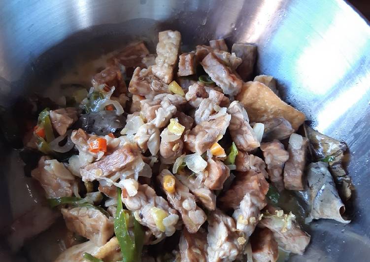 Resep Tempe Semangit Cabe Ijo, Enak Banget