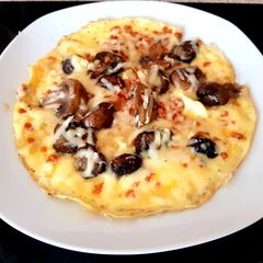 A picture of My Mushroom Omelette 😀.