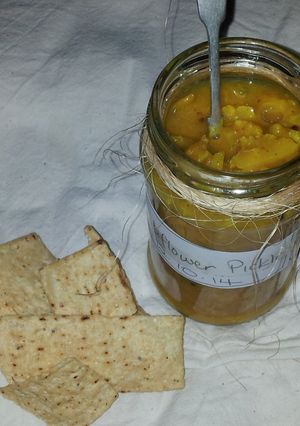 A picture of Sweet Cauliflower Pickle.