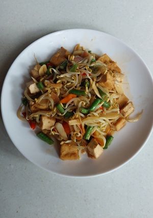 Foto resep Tumis taoge tahu saus tiram