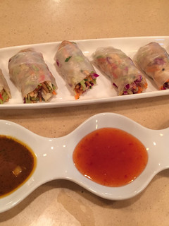 A picture of Easy & Healthy_Sesame & Chicken Spring Rolls.
