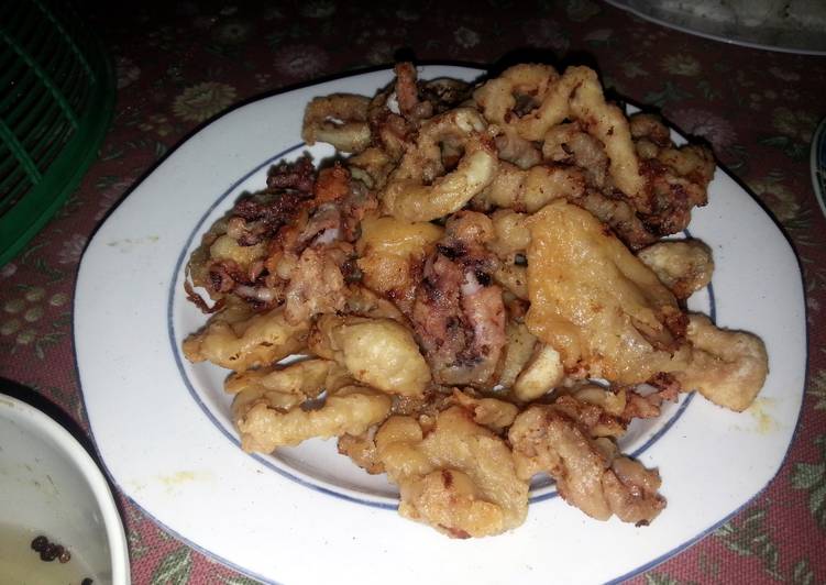 Simple Way to Make Quick Calamares (FRIED CRISPY SQUID)