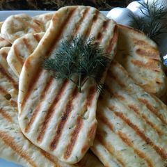 A picture of Herb Naan Bread.