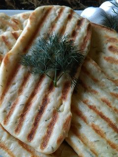 A picture of Herb Naan Bread.
