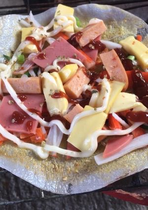 รูปของ พิซซ่าเวียดนามเตาถ่าน🍕🌮