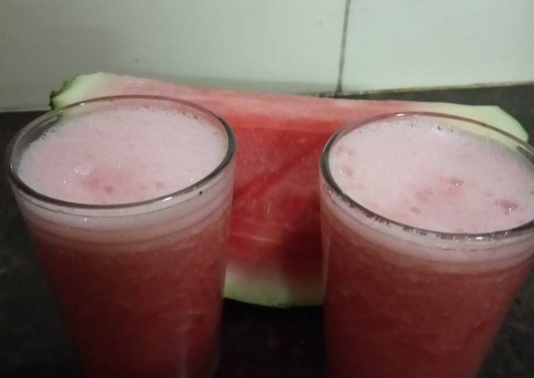 Simple Way to Prepare Ultimate Watermelon rose juice