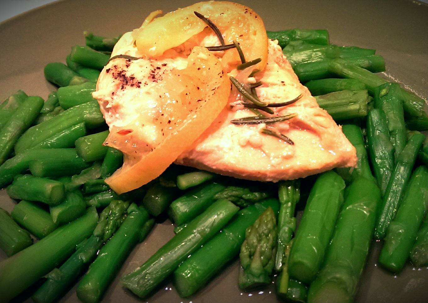 Lemon Rosemary Crockpot Chicken