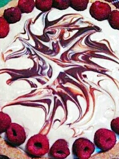 A picture of Ray's Raspberry Swirl Cheesecake Tart*.