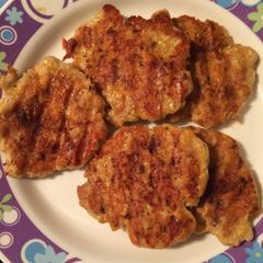 A picture of Colby Jack Chicken Burgers.