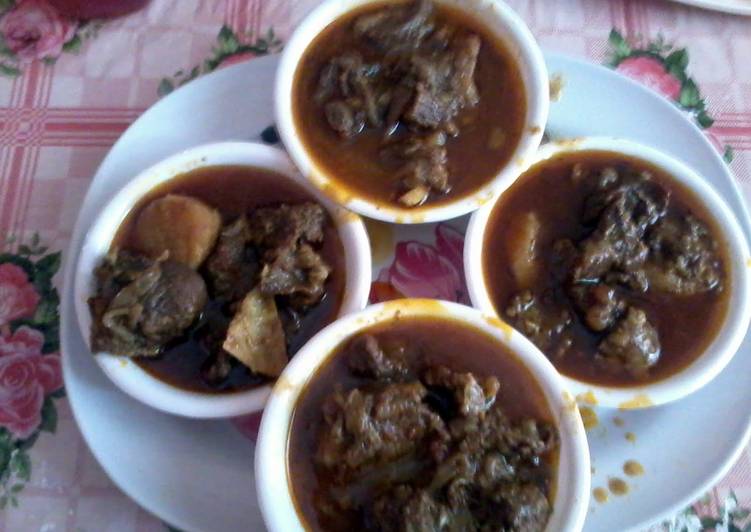 Everyday of yummy mutton curry
