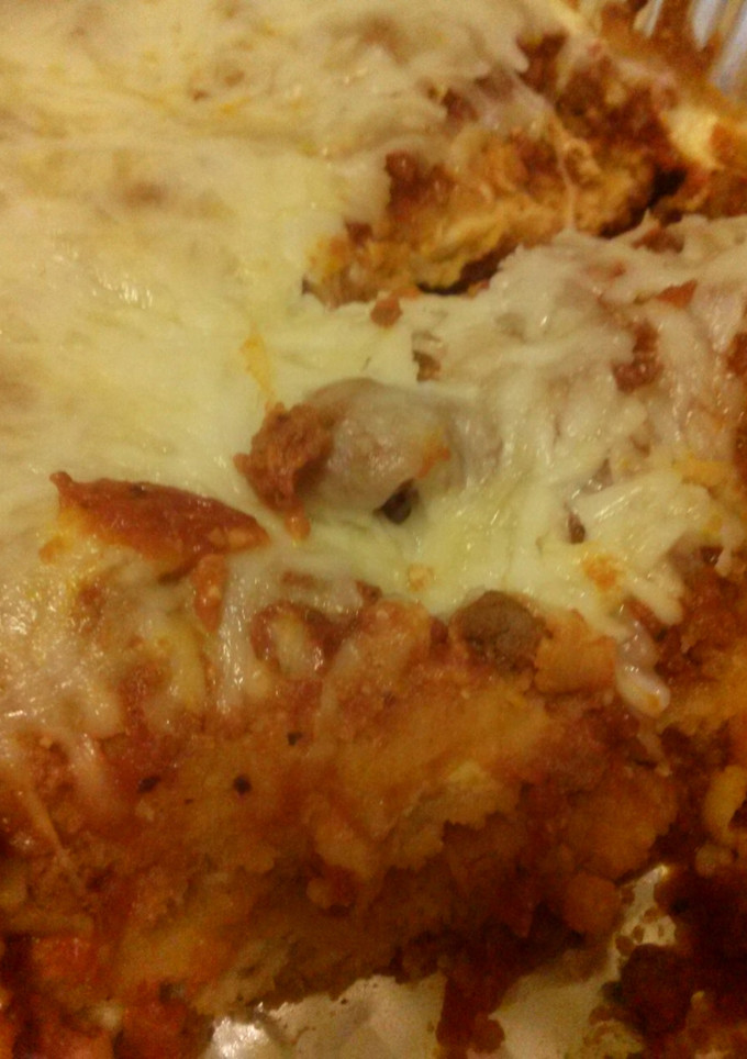 A picture of Quickie Chicken Parm Casserole.