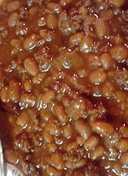 Pork and beans with hamburger