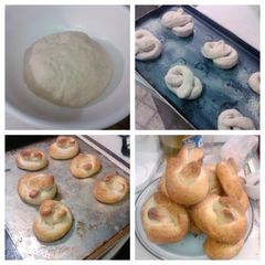 A picture of Soft pretzels.