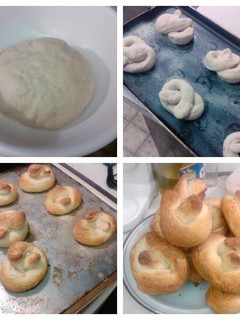 A picture of Soft pretzels.