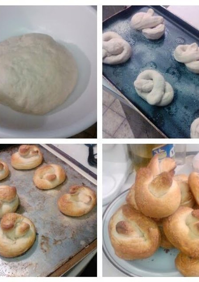 A picture of Soft pretzels.
