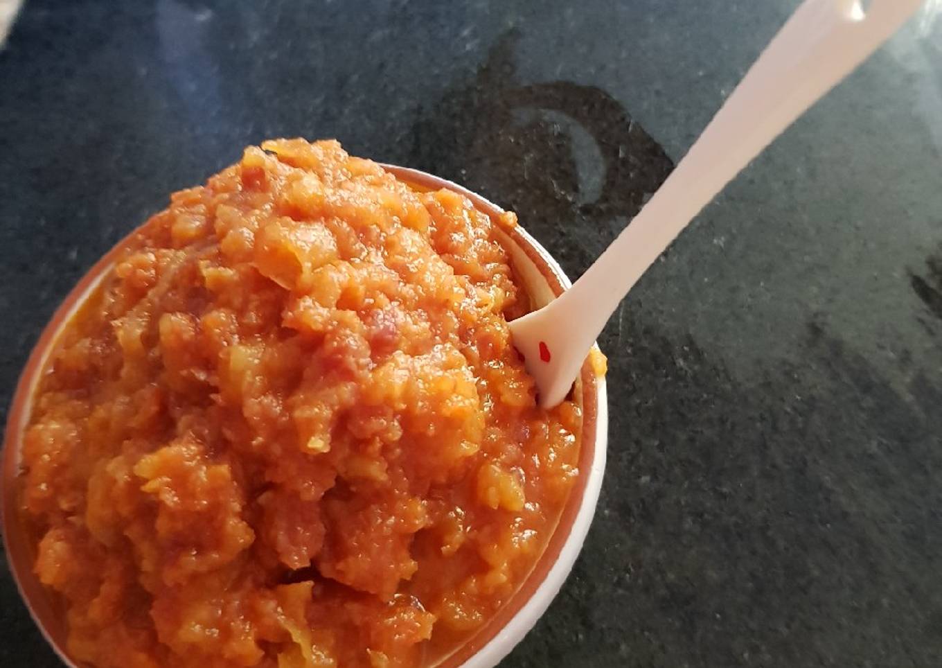 Sweet & Spicey Chorizo and Apple Topping
