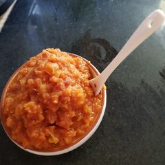 A picture of Sweet & Spicey Chorizo and Apple Topping.