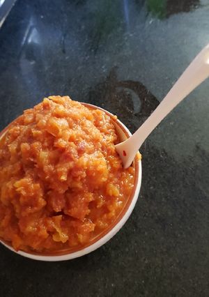 A picture of Sweet & Spicey Chorizo and Apple Topping.