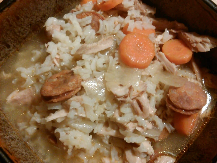 Recipe Chicken rice soup Portuguese style the Perfect Tasty