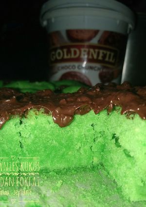 Foto resep Brownies Kukus Pandan