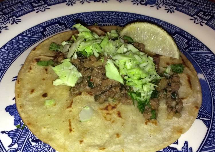 Steps to Make Homemade bitchin street tacos