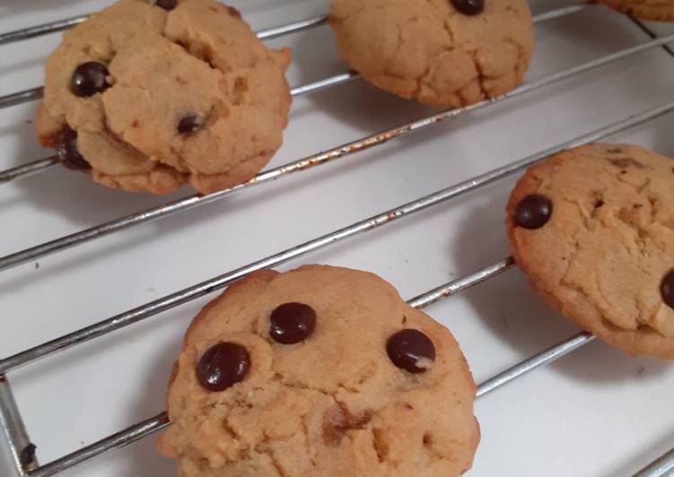Bagaimana Membuat Soft Baked Cookies (eggless) 🍪, Enak